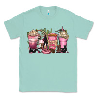 Seafoam let's go girls coffee cups Classic Tee - Zillion Design Studio