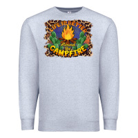 Heather Grey life is better around the campfire Premium Sweatshirt - BarkalooDesign