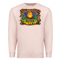 Pale Pink life is better around the campfire Premium Sweatshirt - BarkalooDesign
