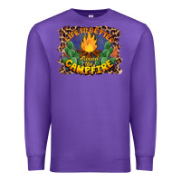Purple life is better around the campfire Premium Sweatshirt - BarkalooDesign