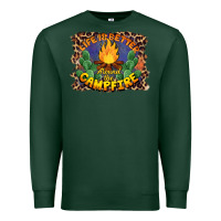 Sports Green life is better around the campfire Premium Sweatshirt - BarkalooDesign