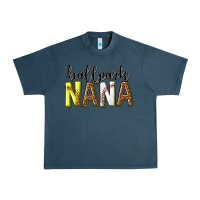 Midnight Navy ballpark nana with leopard Urban Heavy Tee - texasbilliewilder