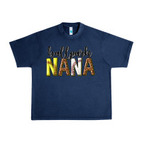 Navy ballpark nana with leopard Urban Heavy Tee - texasbilliewilder