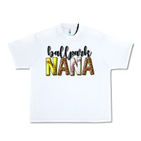 White ballpark nana with leopard Urban Heavy Tee - texasbilliewilder