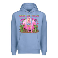 Colony Blue pretty girls walk like this this Premium Hoodie - NancyCooperArtShop
