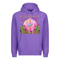 Purple pretty girls walk like this this Premium Hoodie - NancyCooperArtShop