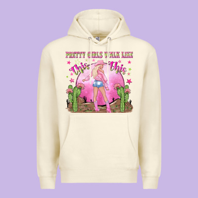 Pretty Girls Walk Like This This Premium Hoodie Designed By Nancycooperartshop