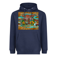 Navy camping is my happy place Heavyweight Hoodie - Artiststas