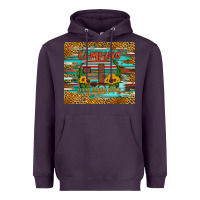 Plum camping is my happy place Heavyweight Hoodie - Artiststas