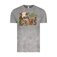 Cloud Rock coffee then cows Vintage Tee - texasbilliewilder