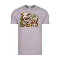 Vintage Zinc coffee then cows Vintage Tee - texasbilliewilder