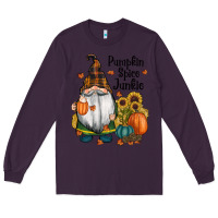 Plum pumpkin spice junkie Long Sleeve Tee - RanaPortraitStore