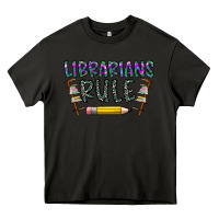 Asphalt librarians rule Heavy Core Tee - CowhideDigitalArt