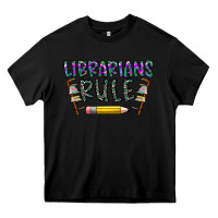 Black librarians rule Heavy Core Tee - CowhideDigitalArt