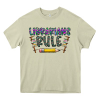 Mossy librarians rule Heavy Core Tee - CowhideDigitalArt
