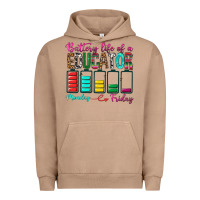Pigment Burro Battery Life Of A Educator Urban Hoodie - BundleAndBundleShop