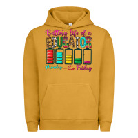 Pigment Peanut Butter Battery Life Of A Educator Urban Hoodie - BundleAndBundleShop