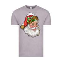 Vintage Zinc Santa Claus With Snow Vintage Tee - RanaPortraitStore