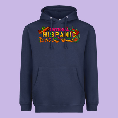 National Hispanic Heritage Month Heavyweight Hoodie Designed By Bundleandbundleshop