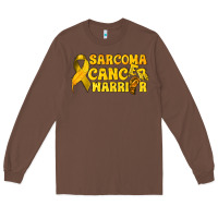 Chestnut Sarcoma Cancer Warrior Long Sleeve Tee - texasbilliewilder