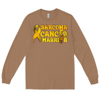 Toasted Coconut Sarcoma Cancer Warrior Long Sleeve Tee - texasbilliewilder