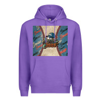 Purple senior baseball 2023 Premium Hoodie - NancyCooperArtShop