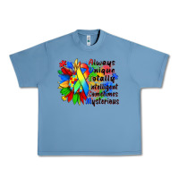 Pebble Blue always unique totally intelligent sometimes myster Urban Heavy Tee - Zillion Design Studio