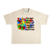 Sandshell always unique totally intelligent sometimes myster Urban Heavy Tee - Zillion Design Studio