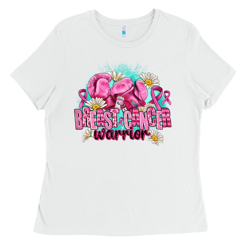 Breast Cancer Warrior Ladies Tee by AdoDesignShop | Teevron