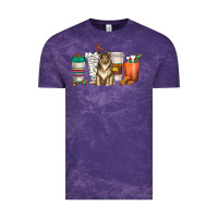 Cloud Purple collie dog coffee cups Vintage Tee - texasbilliewilder