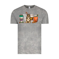 Cloud Rock collie dog coffee cups Vintage Tee - texasbilliewilder