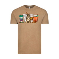 Vintage Coffee collie dog coffee cups Vintage Tee - texasbilliewilder