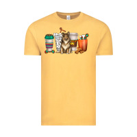 Vintage Mustard collie dog coffee cups Vintage Tee - texasbilliewilder