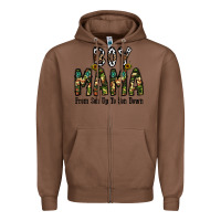 Chestnut Boy Mama From Son Up To Son Down Zipper Hoodie - CowhideDigitalArt