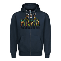 Navy Boy Mama From Son Up To Son Down Zipper Hoodie - CowhideDigitalArt