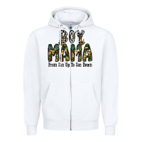 White Boy Mama From Son Up To Son Down Zipper Hoodie - CowhideDigitalArt