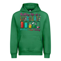 Emerald Battery Life Of A lunch Lady Urban Hoodie - BundleAndBundleShop