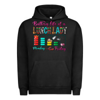 Pigment Black Battery Life Of A lunch Lady Urban Hoodie - BundleAndBundleShop