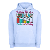 Pigment Grape Ice Battery Life Of A lunch Lady Urban Hoodie - BundleAndBundleShop