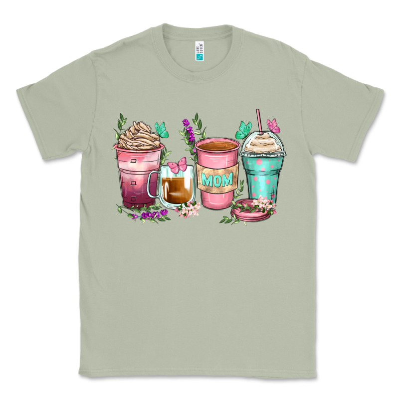 Mom Coffee Cups Classic Tee by Zillion Design Studio | Teevron