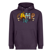 Plum camp life Heavyweight Hoodie - Artiststas