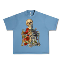 Pebble Blue inhale peace exhale chaos Urban Heavy Tee - RanaPortraitStore