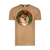 Shiba Inu Christmas Vintage Tee | Teevron