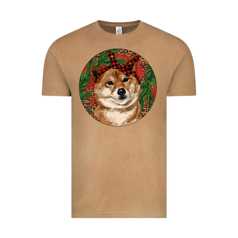 Shiba Inu Christmas Vintage Tee by RanaPortraitStore | Teevron