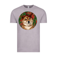 Vintage Zinc Shiba Inu Christmas Vintage Tee - RanaPortraitStore