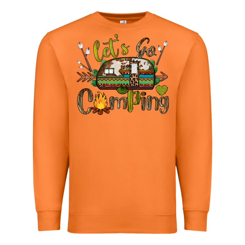Let's Go Camping Premium Sweatshirt by BarkalooDesign | Teevron