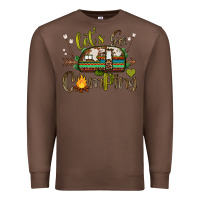Chestnut let's go camping Premium Sweatshirt - BarkalooDesign