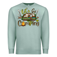 Seafoam let's go camping Premium Sweatshirt - BarkalooDesign