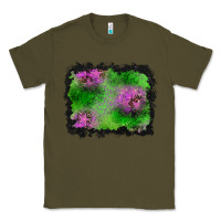 Army Green halloween spooky stars background Classic Tee - BundleAndBundleShop