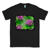 Black halloween spooky stars background Classic Tee - BundleAndBundleShop